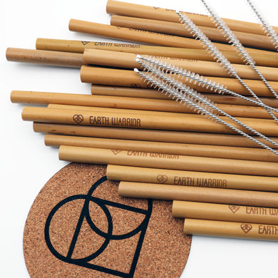 Reusable Bamboo Straws | Earth Warrior™