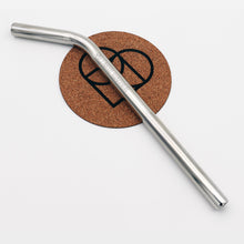 Stainless Steel Reusable Straws | Thick Shake & Smoothie | Silver Curved | Earth Warrior™ | South Africa